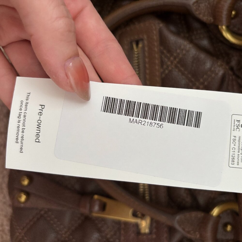 Y2K Marc Jacobs Original Fall 2005 Stam Bag in Chocolate Brown - Picture 16 of 16